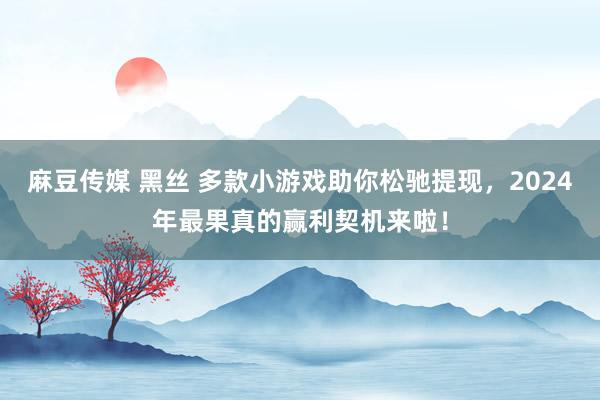 麻豆传媒 黑丝 多款小游戏助你松驰提现，2024年最果真的赢利契机来啦！