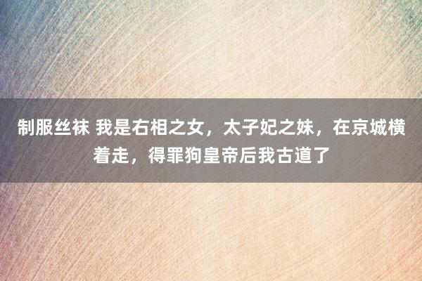 制服丝袜 我是右相之女，太子妃之妹，在京城横着走，得罪狗皇帝后我古道了